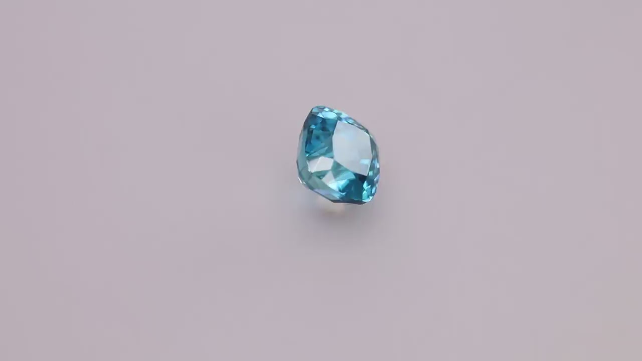 Blue Zircon 4.65 ct
